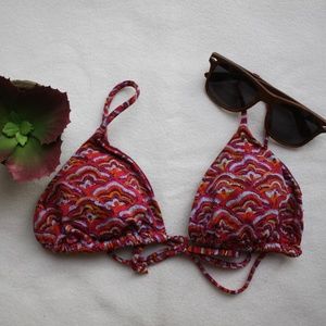 Billabong Medium Triangle Print Bikini Top